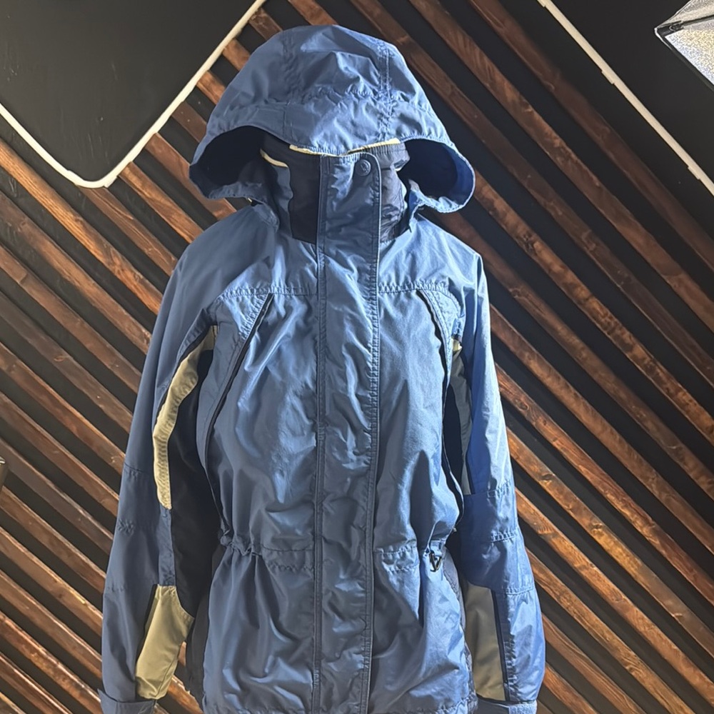 Columbia Fire Ridge Blue and Cream Jacket - Picture 6 of 7
